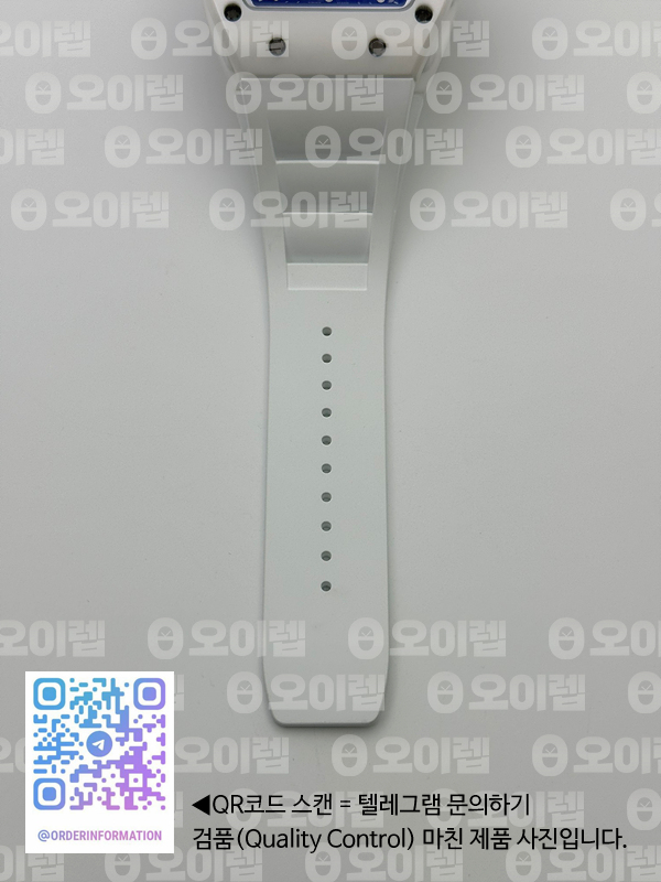 ZF공장 RM055 세라믹 스켈레톤다이얼 러버 RM055 Ti White Ceramic ZF 1:1 Best Edition Skeleton Dial on White Rubber Strap NH05A 출고 전 실물 검수사진 11
