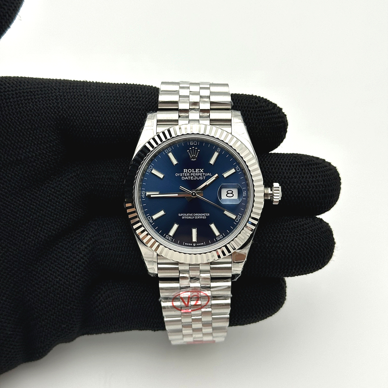 VS공장 롤렉스 데이저스트 41 블루다이얼 플루티드베젤 쥬빌레브레이슬릿 3235 DateJust 41 126334 904L SS VSF 1:1 Best Edition Blue Dial on Jubilee Bracelet VS3235 출고 전 실물 검수사진 1