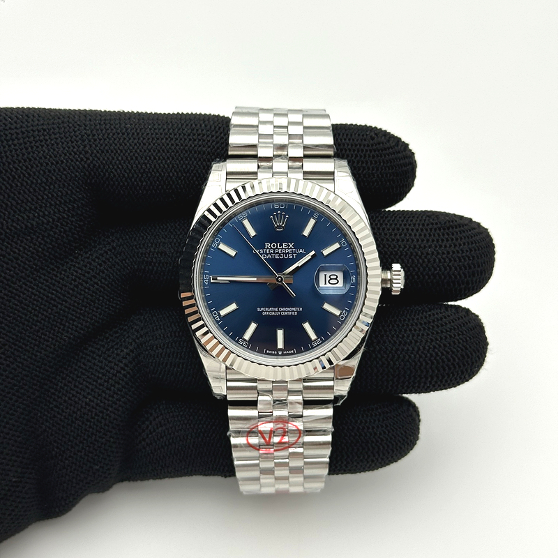 VS공장 롤렉스 데이저스트 41 블루다이얼 플루티드베젤 쥬빌레브레이슬릿 3235 DateJust 41 126334 904L SS VSF 1:1 Best Edition Blue Dial on Jubilee Bracelet VS3235 출고 전 실물 검수사진 2