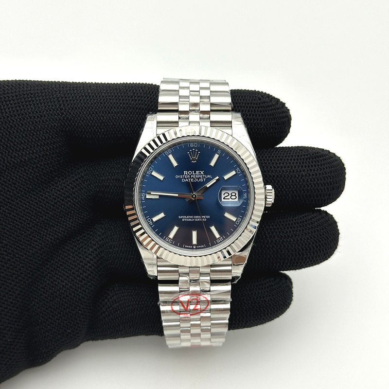 VS공장 롤렉스 데이저스트 41 블루다이얼 플루티드베젤 쥬빌레브레이슬릿 3235 DateJust 41 126334 904L SS VSF 1:1 Best Edition Blue Dial on Jubilee Bracelet VS3235 출고 전 실물 검수사진 3