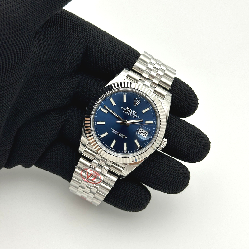 VS공장 롤렉스 데이저스트 41 블루다이얼 플루티드베젤 쥬빌레브레이슬릿 3235 DateJust 41 126334 904L SS VSF 1:1 Best Edition Blue Dial on Jubilee Bracelet VS3235 출고 전 실물 검수사진 5