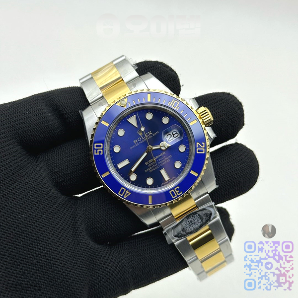 CLEAN공장 롤렉스 서브마리너 청콤 116613LB 3135무브먼트 클린공장 CleanFactory Rolex Submariner Two Tone Blue Dial 116613LB 클린 출고 전 실물 검수사진 4