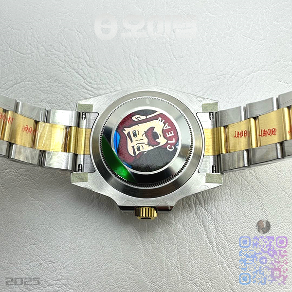 CLEAN공장 롤렉스 서브마리너 청콤 116613LB 3135무브먼트 클린공장 CleanFactory Rolex Submariner Two Tone Blue Dial 116613LB 클린 출고 전 실물 검수사진 9