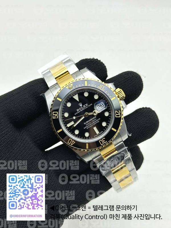 CLEAN공장 롤렉스 서브마리너 흑콤 116613LN 3135무브먼트 클린공장 CleanFactory Rolex Submariner Two Tone Black Dial 116613LN 클린 출고 전 실물 검수사진 4