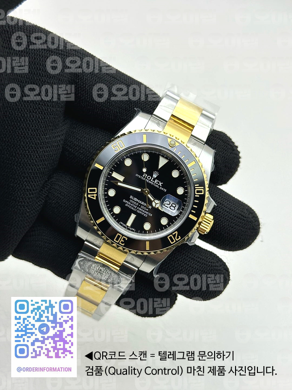 CLEAN공장 롤렉스 서브마리너 흑콤 116613LN 3135무브먼트 클린공장 CleanFactory Rolex Submariner Two Tone Black Dial 116613LN 클린 출고 전 실물 검수사진 5