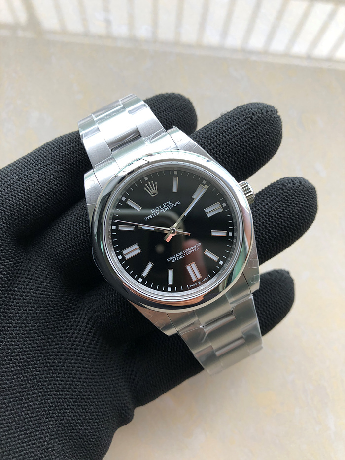 BP공장 롤렉스 오이스터퍼페츄얼 41 블랙다이얼 3230무브먼트 BPF Rolex Oysterperpetual 41 Black ref124300 출고 전 실물 검수사진 2
