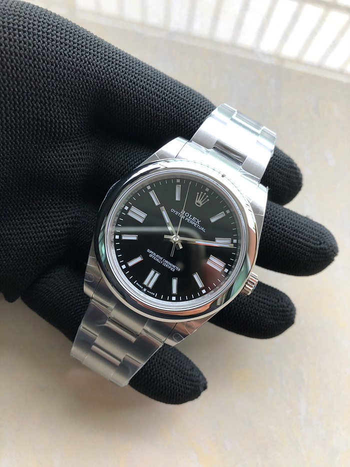 BP공장 롤렉스 오이스터퍼페츄얼 41 블랙다이얼 3230무브먼트 BPF Rolex Oysterperpetual 41 Black ref124300 출고 전 실물 검수사진 4