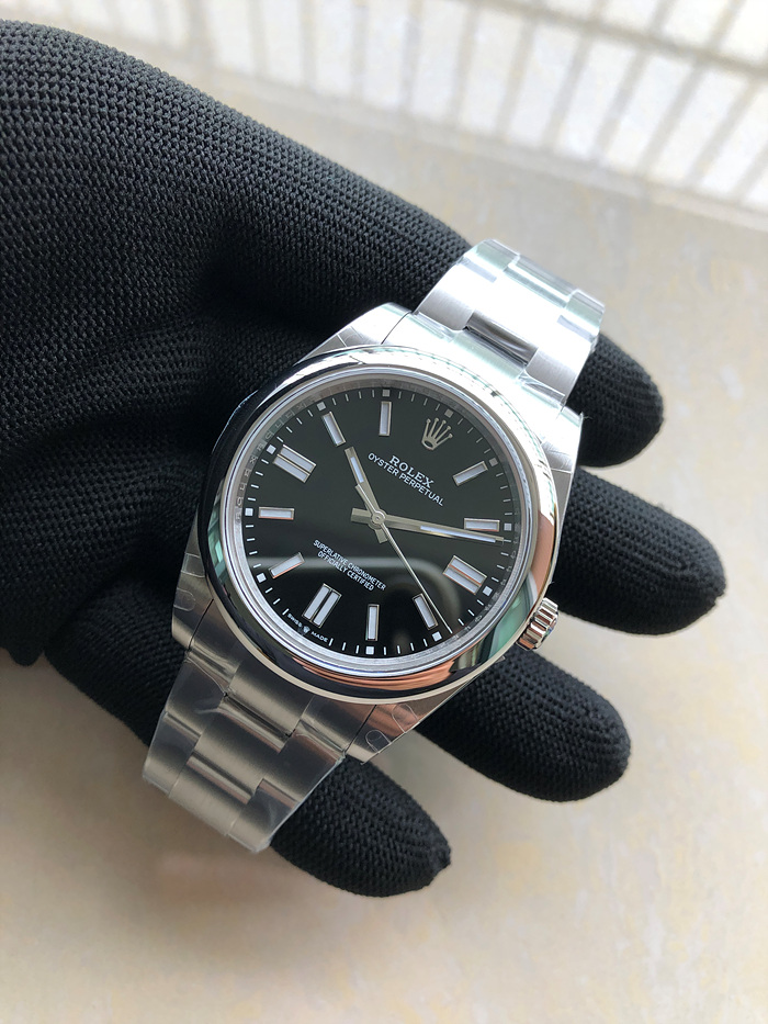 BP공장 롤렉스 오이스터퍼페츄얼 41 블랙다이얼 3230무브먼트 BPF Rolex Oysterperpetual 41 Black ref124300 출고 전 실물 검수사진 5