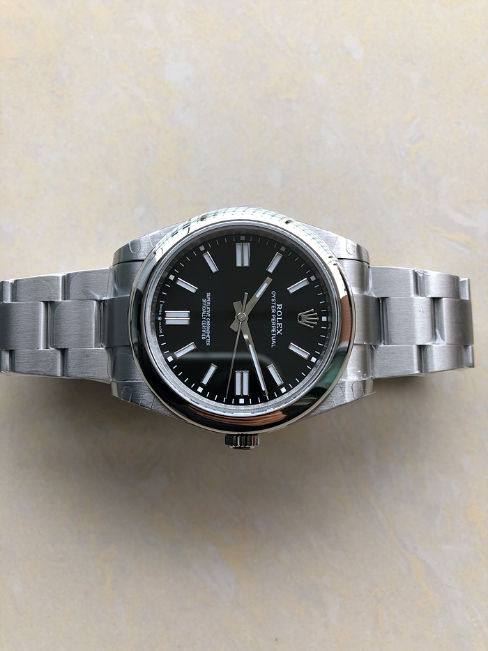 BP공장 롤렉스 오이스터퍼페츄얼 41 블랙다이얼 3230무브먼트 BPF Rolex Oysterperpetual 41 Black ref124300 출고 전 실물 검수사진 6