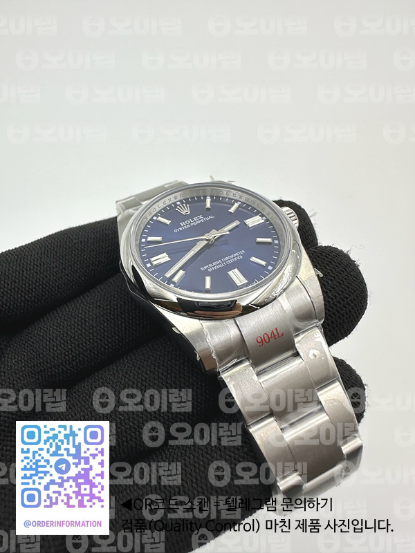 BP공장 롤렉스 오이스터퍼페츄얼 36 브라이트 블루 다이얼 3230무브먼트 BPF Rolex Oysterperpetual 36 Bright Blue Dial ref126000 출고 전 실물 검수사진 3