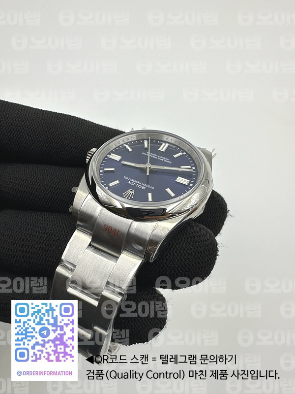 BP공장 롤렉스 오이스터퍼페츄얼 36 브라이트 블루 다이얼 3230무브먼트 BPF Rolex Oysterperpetual 36 Bright Blue Dial ref126000 출고 전 실물 검수사진 6