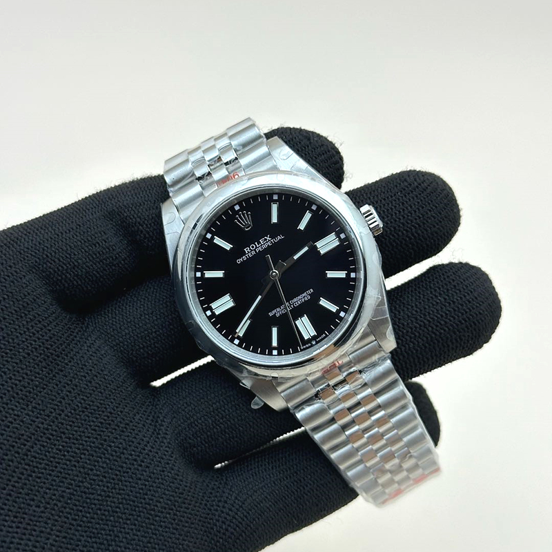 GM공장 롤렉스 오이스터퍼페츄얼 41 스틸 블랙다이얼 바인덱스 쥬빌레브레이슬릿 VR3230 GMF Rolex Oyster Perpetual 41 Black Dial Jubilee Braelet 출고 전 실물 검수사진 2