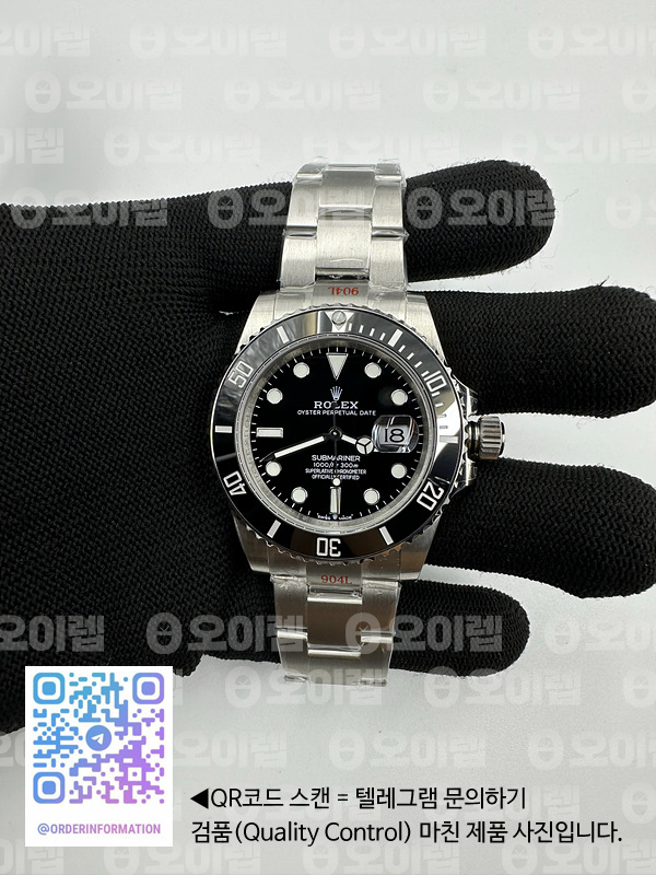 BP공장 롤렉스 서브마리너 41 블랙데이트 3235 Submariner 126610LN 41mm SS/SS Blk BPF A3235 출고 전 실물 검수사진 2