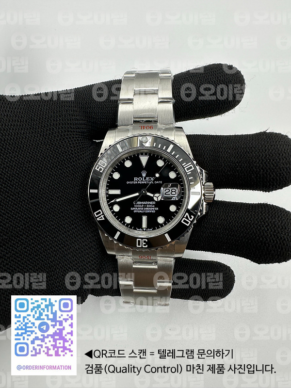 BP공장 롤렉스 서브마리너 41 블랙데이트 3235 Submariner 126610LN 41mm SS/SS Blk BPF A3235 출고 전 실물 검수사진 3