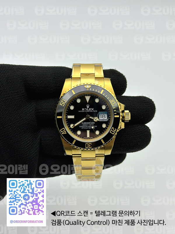 VS공장 롤렉스 서브마리너 흑금통 3135 Submariner 116618 LN Black Ceramic YG Plated 904L Steel VSF 1:1 Best Edition VS3135 출고 전 실물 검수사진 2