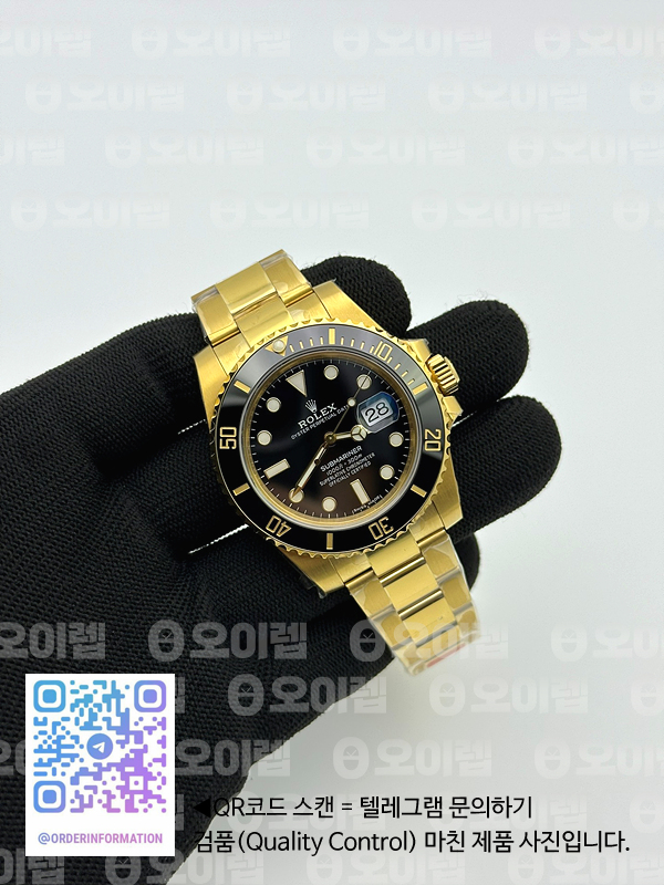 VS공장 롤렉스 서브마리너 흑금통 3135 Submariner 116618 LN Black Ceramic YG Plated 904L Steel VSF 1:1 Best Edition VS3135 출고 전 실물 검수사진 4