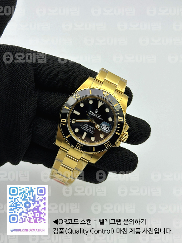 VS공장 롤렉스 서브마리너 흑금통 3135 Submariner 116618 LN Black Ceramic YG Plated 904L Steel VSF 1:1 Best Edition VS3135 출고 전 실물 검수사진 5