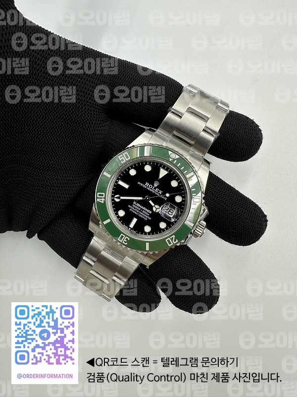BP공장 롤렉스 서브마리너 41 그린 2813무브 28800진동 Submariner 41mm 126610 LV SS BP Best Edition Black Dial 출고 전 실물 검수사진 5