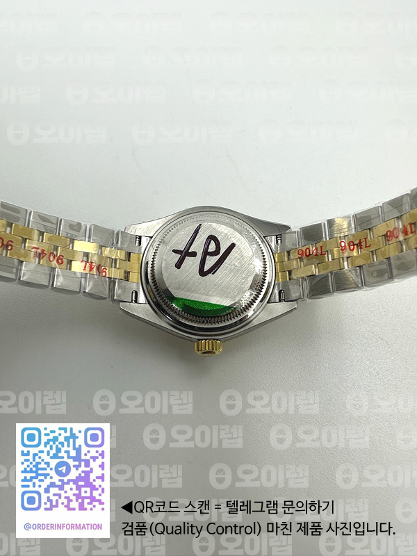 BP공장 롤렉스 데이저스트 28 옐로우골드콤비 화이트다이얼 2671 Datejust 28mm 279173 SS/YG BP Best Edition White Roman Markers Dial on SS/YG Jubilee Bracelet ETA2671 출고 전 실물 검수사진 13