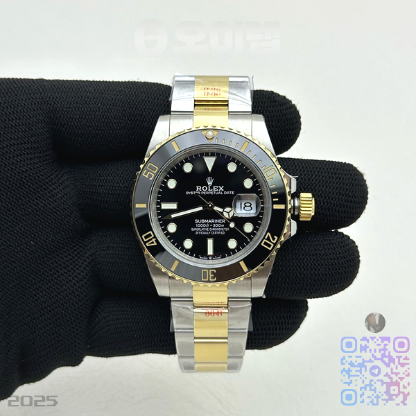 GM공장 롤렉스 신형 서브마리너 흑콤 브레이슬릿 Submariner 126613LN 904 YG/SS Blk GMF A3235 출고 전 실물 검수사진 2