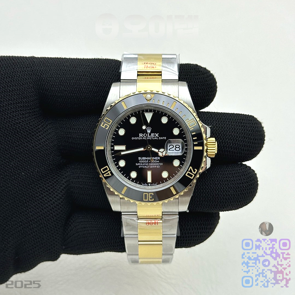 GM공장 롤렉스 신형 서브마리너 흑콤 브레이슬릿 Submariner 126613LN 904 YG/SS Blk GMF A3235 출고 전 실물 검수사진 3