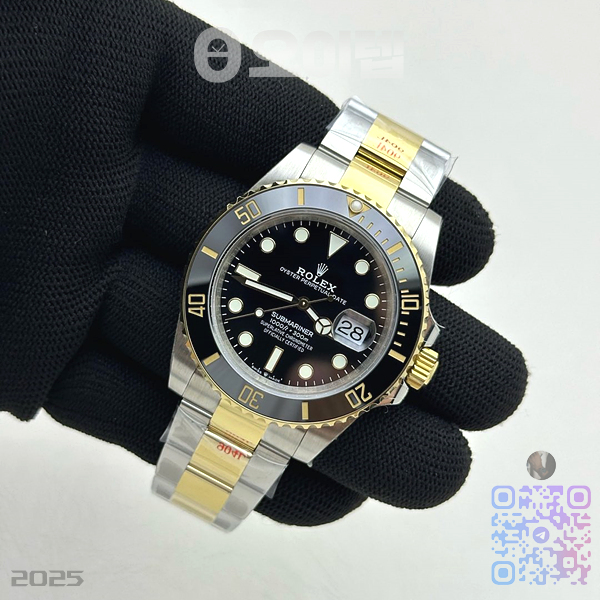 GM공장 롤렉스 신형 서브마리너 흑콤 브레이슬릿 Submariner 126613LN 904 YG/SS Blk GMF A3235 출고 전 실물 검수사진 5