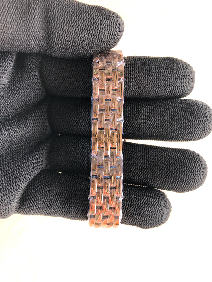 BV공장 까르띠에 팬더 22 로즈골드금통 다이아몬드베젤 화이트다이얼 브레이슬릿 Panthère 22mm BVF 1:1 Best Edition RG White Dial Diamonds Bezel on RG Bracelet Ronda Quartz 출고 전 실물 검수사진 9