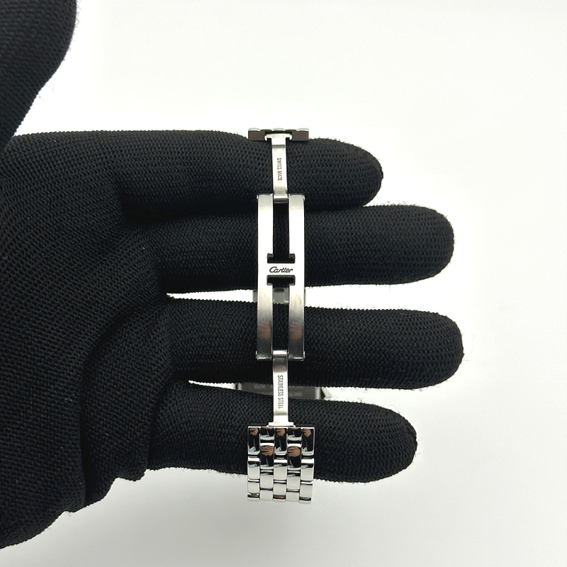 BV공장 까르띠에 팬더 27 스틸 화이트다이얼 브레이슬릿 Panthère 27mm BVF 1:1 Best Edition SS White Dial on SS Bracelet Ronda Quartz 출고 전 실물 검수사진 7