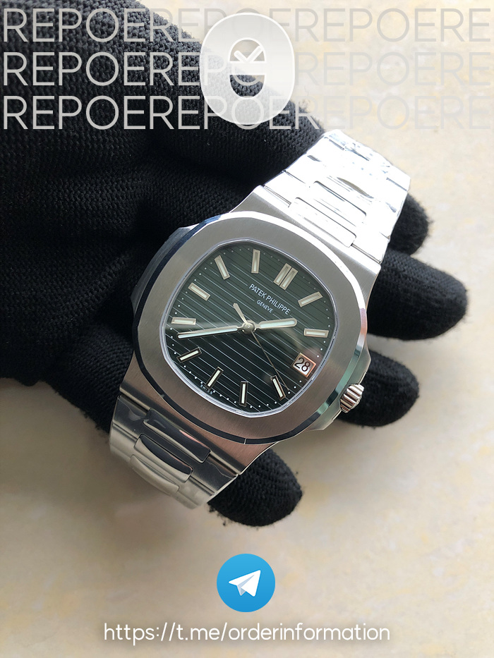 PP공장 V4 파텍필립 노틸러스 5711/A 스틸 그린다이얼 324CS Nautilus 5711/1A PPF 1:1 Best Edition Green Textured Dial on SS Bracelet 324CS V4 PPF공장 출고 전 실물 검수사진 5