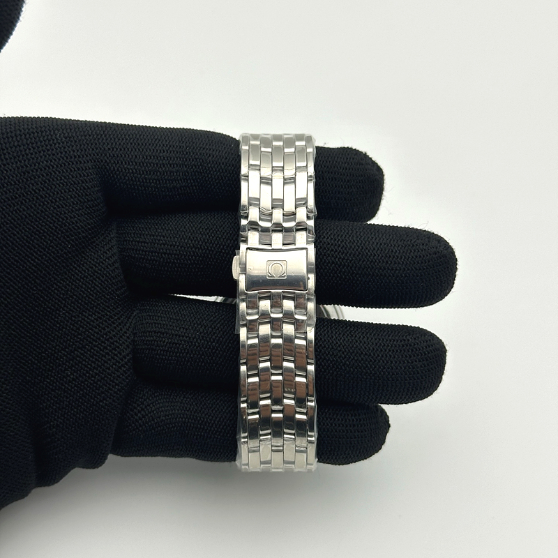 HR공장 오메가 드 빌 36.8 스틸 화이트다이얼 브레이슬릿 De Ville 36.8mm SS HRF 1:1 Best Edition Silver Dial SS Marker on SS Bracelet A2824 출고 전 실물 검수사진 6