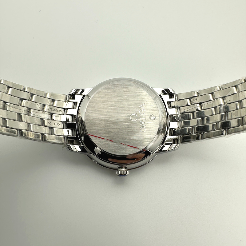 HR공장 오메가 드 빌 36.8 스틸 화이트다이얼 브레이슬릿 De Ville 36.8mm SS HRF 1:1 Best Edition Silver Dial SS Marker on SS Bracelet A2824 출고 전 실물 검수사진 10