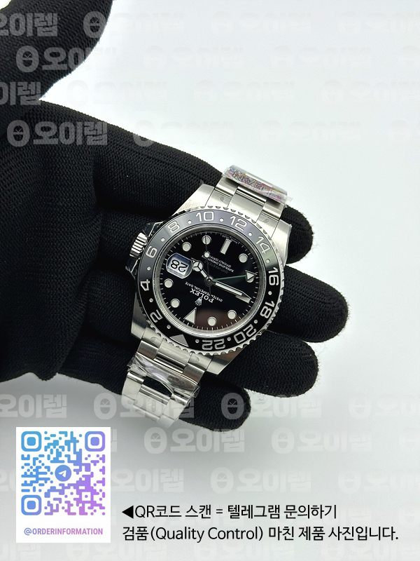 CLEAN공장 롤렉스 GMT마스터2 블랙 오이스터브레이슬릿 클린공장 GMT Master II 116710 LN 904L SS Clean Factory 1:1 Best Edition on Oyster Bracelet VR3186 CHS 클린 출고 전 실물 검수사진 7