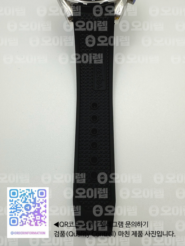HR공장 오메가 스피드마스터 레이싱 크로노그래프 블랙다이얼 러버스트랩 peedmaster Racing Chrono 40mm SS/RU Blk HRF C3330 출고 전 실물 검수사진 14