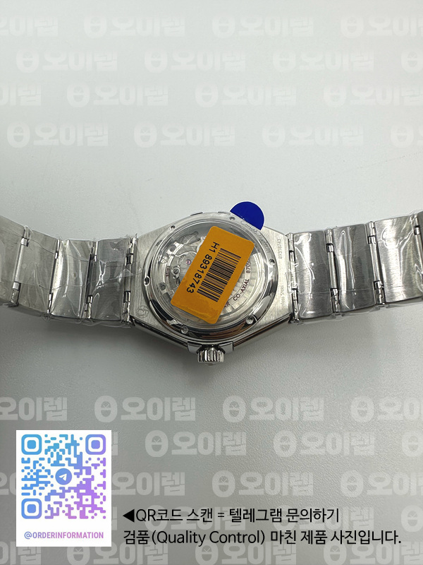 TWS공장 오메가 컨스텔레이션 29 스틸 그레이다이얼 다이아몬드인덱스 브레이슬릿 Constellation 29mm SS/SS Grey/Dia TWSF A8700 출고 전 실물 검수사진 13