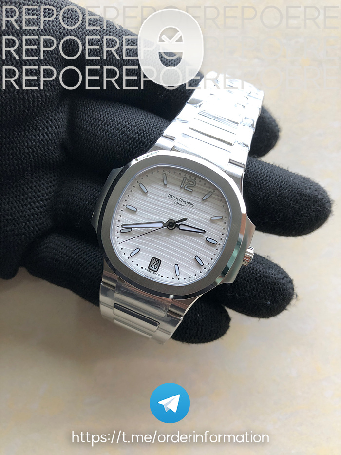 3K공장 파텍필립 노틸러스 레이디 35 7118 스틸 화이트다이얼 브레이슬릿 Nautilus Ladies 7118 35mm SS/SS Wht/Stk 3KF A324 출고 전 실물 검수사진 4