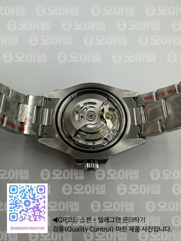 GM공장 롤렉스 익스플로러2 스틸 화이트다이얼 브레이슬릿 Explorer II 42mm 226570 Black 904L SS GMF 1:1 Best Edition White Dial on Bracelet VR3285 CHS 출고 전 실물 검수사진 12