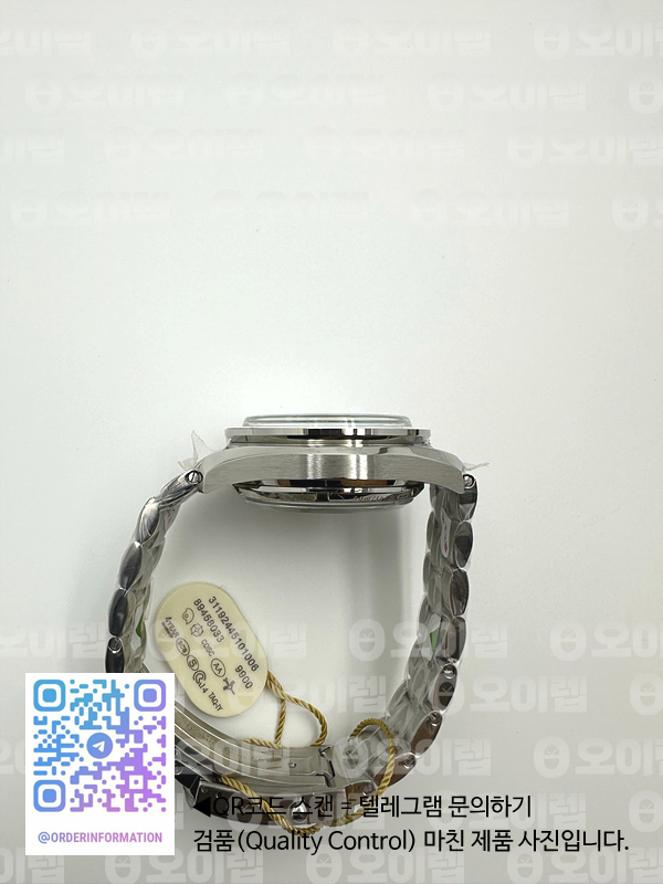 BBT공장 오메가 스피드마스터 문워치 스틸 화이트다이얼 브레이슬릿 Speedmaster Moonwatch SS/SS White BTF A9900 출고 전 실물 검수사진 10