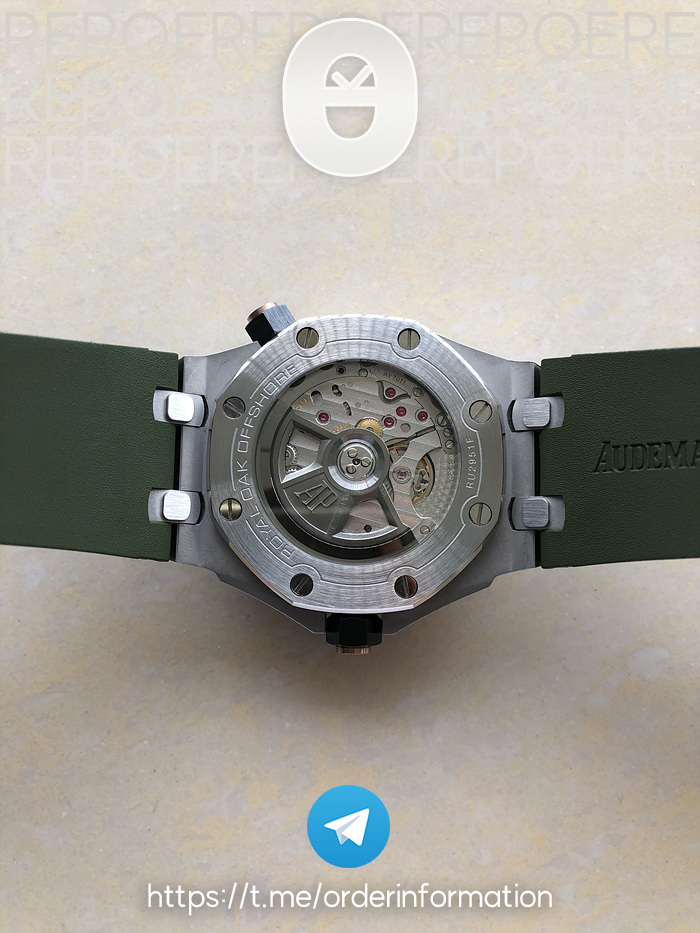 BF공장 오데마피게 로얄오크오프쇼어 다이버 15720 스틸 그린다이얼 러버스트랩 Royal Oak Offshore Diver 15720 SS/RU Grn BF A4308 출고 전 실물 검수사진 11