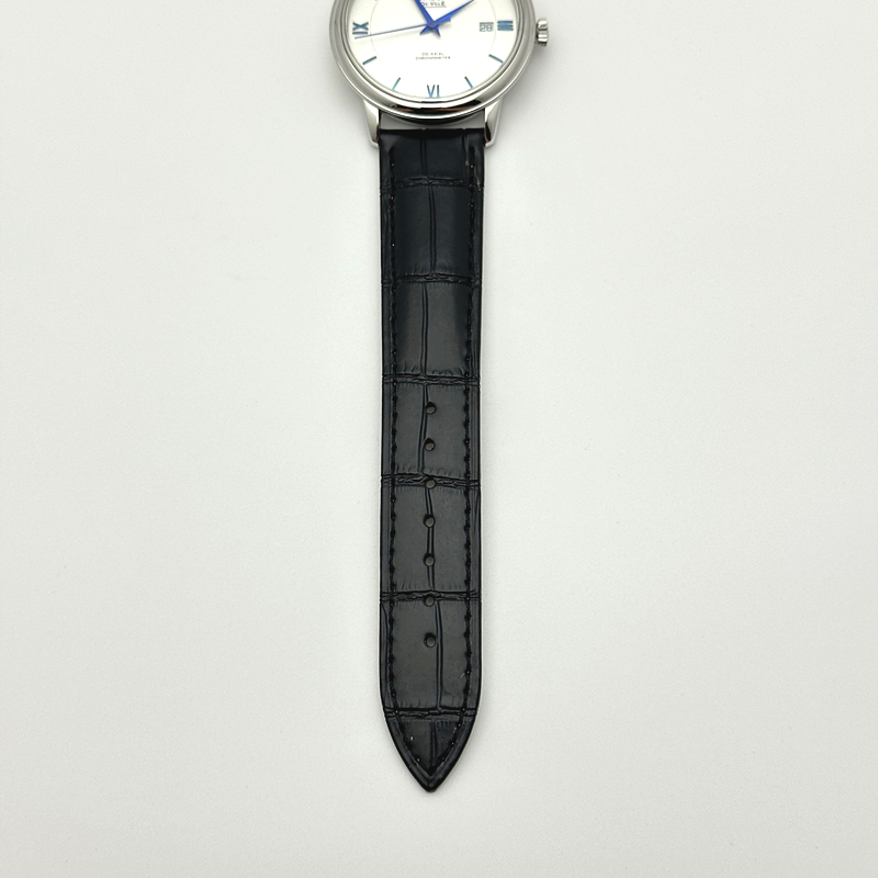TWS공장 오메가 드 빌 스틸 화이트다이얼 블루인덱스 가죽스트랩 De Ville SS TWF 1:1 Best Edition Silver Dial Blue Markers on Black Leather Strap MIYOTA 9015 출고 전 실물 검수사진 11