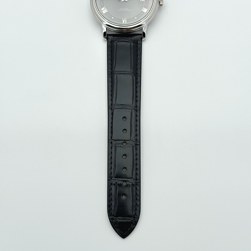 TWS공장 오메가 드 빌 스틸 그레이다이얼 실버인덱스 가죽스트랩 De Ville SS TWF 1:1 Best Edition Deep Blue Dial on Black Leather Strap MIYOTA 9015 출고 전 실물 검수사진 11