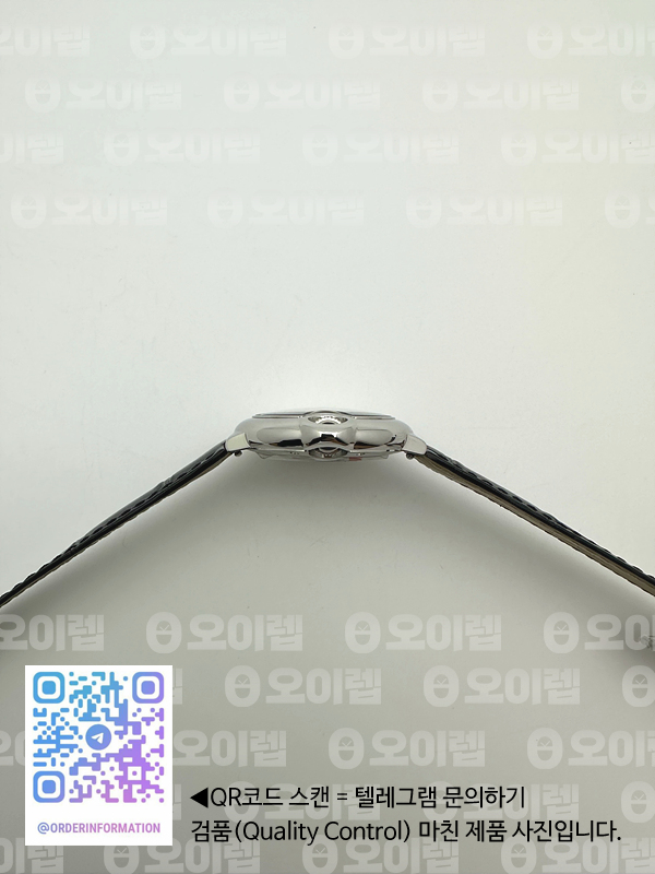 3K공장 까르띠에 발롱블루 33 오토메틱 스틸 화이트다이얼 가죽스트랩 Ballon Bleu 33mm SS 3KF 1:1 Best Edition White Dial on Black Leather Strap A076 출고 전 실물 검수사진 8