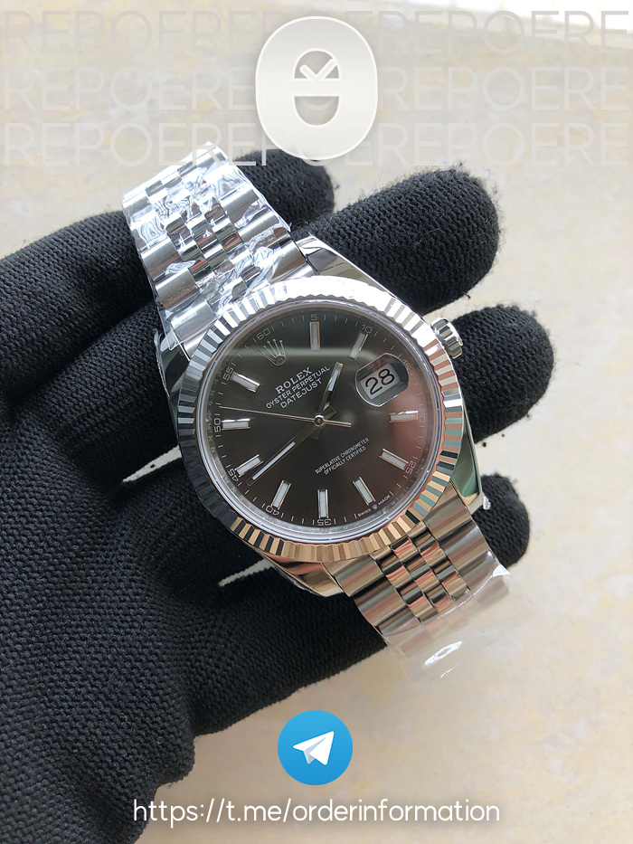 NTF공장 롤렉스 데이저스트 41 스틸 그레이다이얼 플루티드베젤 쥬빌레브레이슬릿 다크로듐 DateJust 41 126334 NTF 1:1 Best Edition 904L Steel Gray Stick Dial on Jubilee Bracelet VR3235 출고 전 실물 검수사진 3