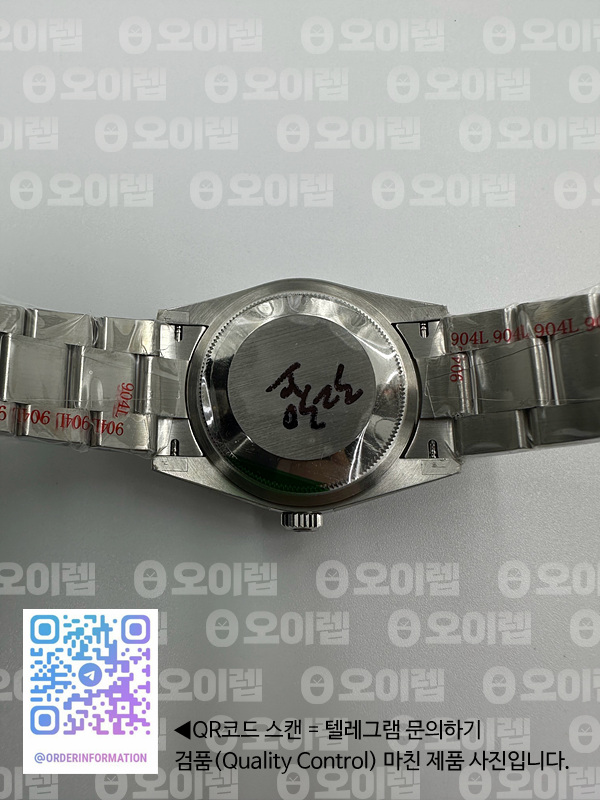 GM공장 롤렉스 익스플로러 36 신형 124270 스틸 브레이슬릿 Explorer 1 124270 36mm 904L SS/SS Blk GMF Asia VR3230 V2 출고 전 실물 검수사진 11