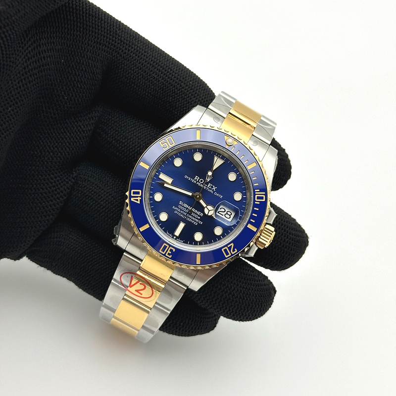 VS공장 롤렉스 서브마리너 41 신형 옐로우골드콤비 청콤 브레이슬릿 Submariner 126613LB 904 YG/SS Blue VSF VS3235 출고 전 실물 검수사진 5