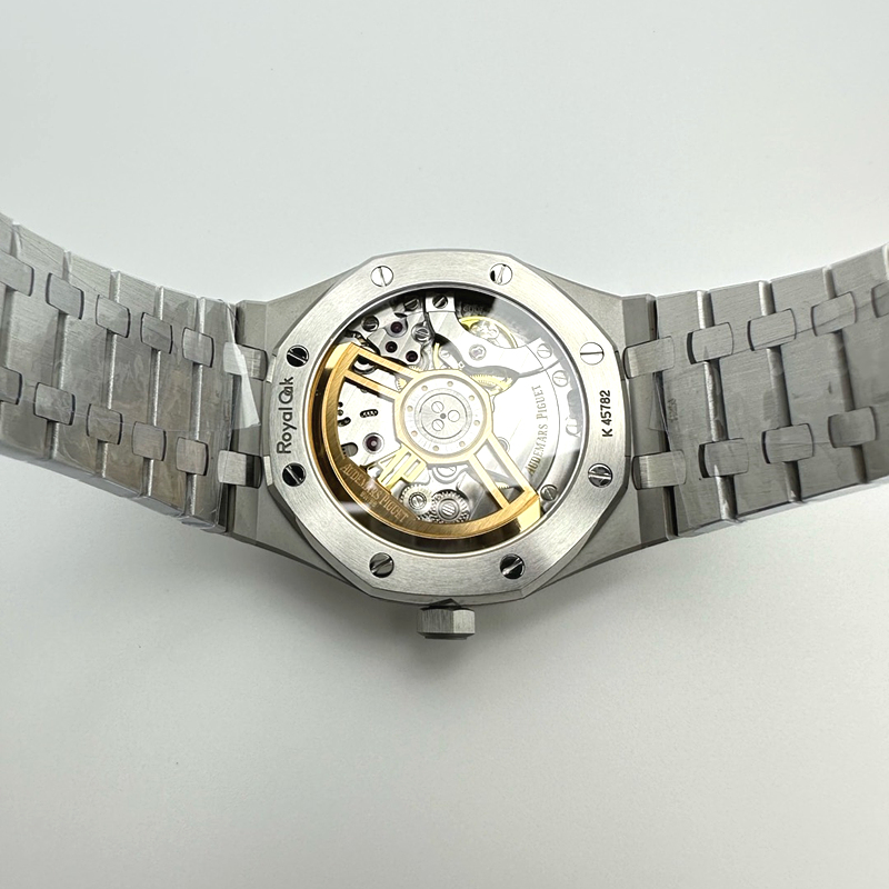 APS공장 오데마피게 로얄오크 15500 스틸 블루다이얼 브레이슬릿 Royal Oak 41mm 15500 SS APSF 1:1 Best Edition Blue Textured Dial on SS Bracelet SA4302 Super Clone 출고 전 실물 검수사진 10