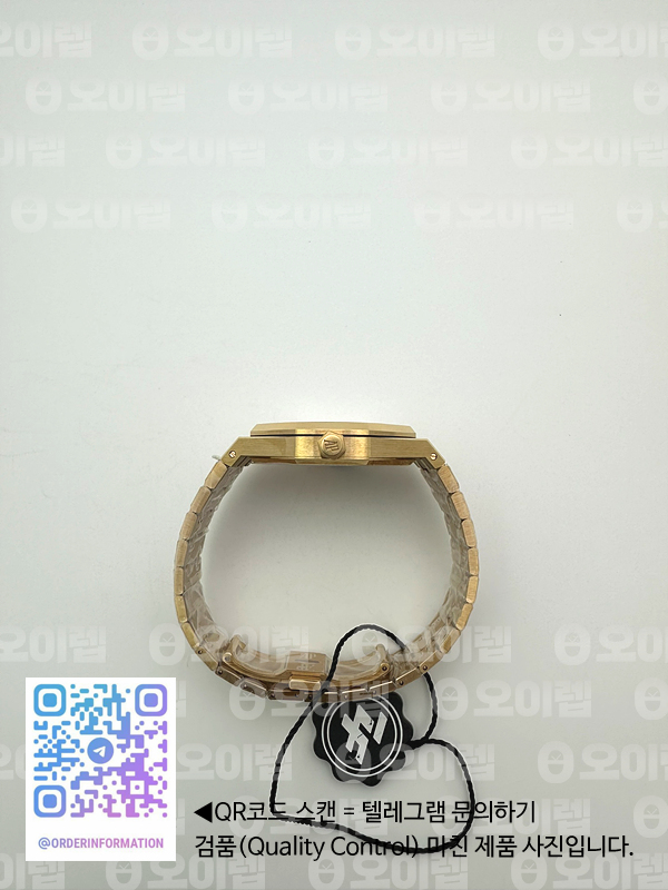 ZF공장 오데마피게 로얄오크 15400 로즈골드금통 블랙다이얼 브레이슬릿 Royal Oak 41mm 15400 RG ZF 1:1 Best Edition Black Textured Dial on RG Bracelet V2 SA3120 Super Clone 출고 전 실물 검수사진 10