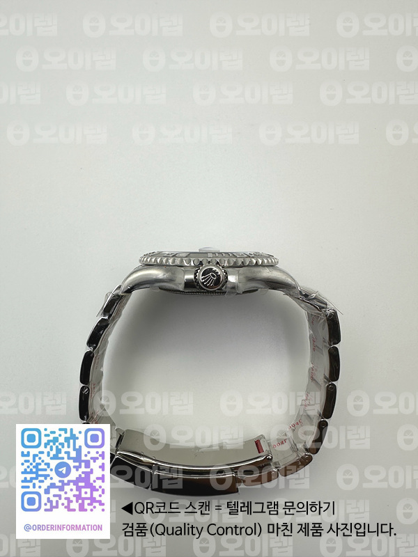 CLEAN공장 롤렉스 요트마스터 40 스틸 블루다이얼 브레이슬릿 클린공장 ROLYM210A - YachtMaster 116622 904L SS/SS Blue Clean VR3235 출고 전 실물 검수사진 9