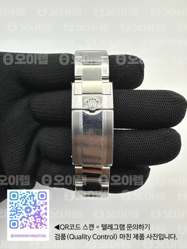 CLEAN공장 롤렉스 요트마스터 40 스틸 블루다이얼 브레이슬릿 클린공장 ROLYM210A - YachtMaster 116622 904L SS/SS Blue Clean VR3235 출고 전 실물 검수사진 11
