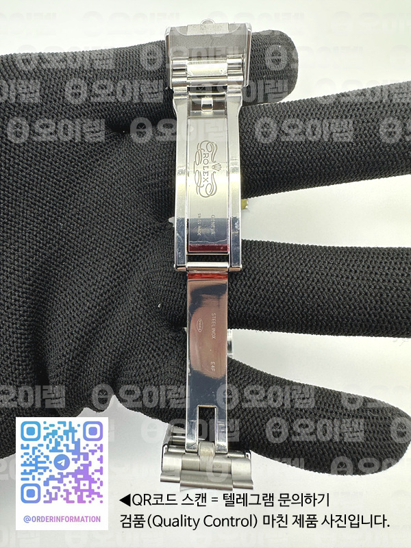 CLEAN공장 롤렉스 요트마스터 40 스틸 블루다이얼 브레이슬릿 클린공장 ROLYM210A - YachtMaster 116622 904L SS/SS Blue Clean VR3235 출고 전 실물 검수사진 12