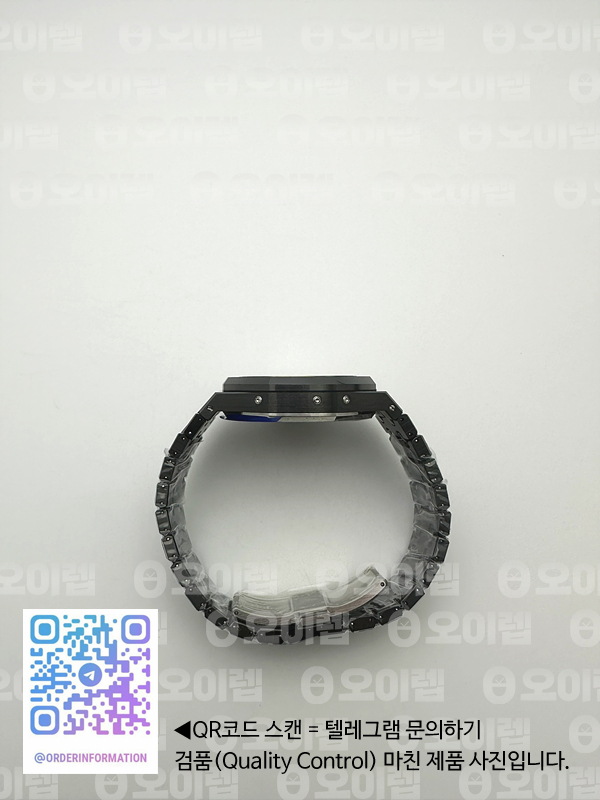APS공장 오데마피게 로얄오크 퍼페츄얼캘린더 풀블랙세라믹 브레이슬릿 Royal Oak Perpetual Calendar 26579CE Black Ceramic APSF Best Edition on Black Ceramic Bracelet A5134 V3 출고 전 실물 검수사진 7